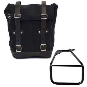 Unit Garage Waxed Suede Pannier + Rack - Left