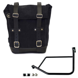 Unit Garage Waxed Suede Pannier + Rack - Left