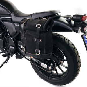 Unit Garage Waxed Suede Pannier + Rack - Left