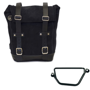 Unit Garage Waxed Suede Pannier + Rack - Left