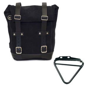 Unit Garage Waxed Suede Pannier + Rack - Left