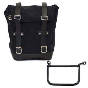 Unit Garage Waxed Suede Pannier + Rack - Left