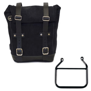 Unit Garage Waxed Suede Pannier + Rack - Left