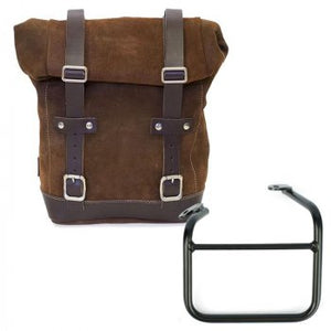 Unit Garage Waxed Suede Pannier + Rack - Left