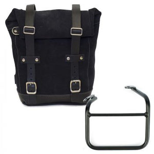Unit Garage Waxed Suede Pannier + Rack - Left