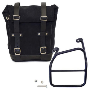Unit Garage Waxed Suede Pannier + Rack - Left