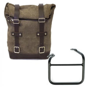 Unit Garage Waxed Suede Pannier + Rack - Left