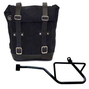 Unit Garage Waxed Suede Pannier + Rack - Left