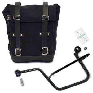 Unit Garage Waxed Suede Pannier + Rack - Left