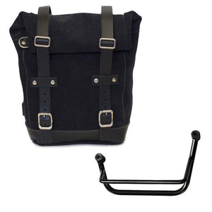 Unit Garage Waxed Suede Pannier + Rack - Left