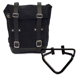 Unit Garage Waxed Suede Pannier + Rack - Left