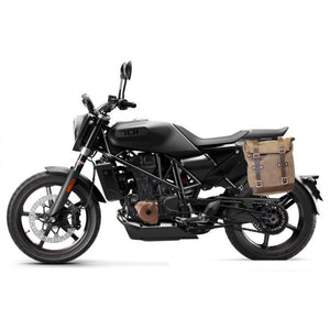 Unit Garage Waxed Suede Pannier + Rack - Left