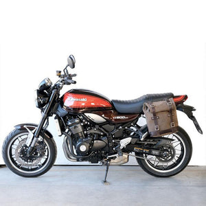 Unit Garage Waxed Suede Pannier + Rack - Left