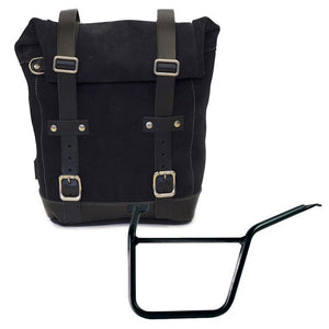 Unit Garage Waxed Suede Pannier + Rack - Left