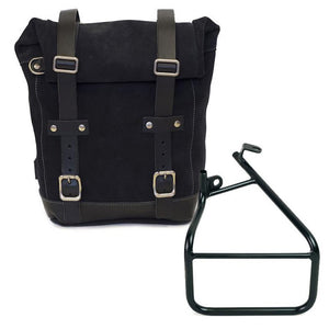 Unit Garage Waxed Suede Pannier + Rack - Left