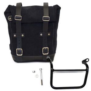 Unit Garage Waxed Suede Pannier + Rack - Left