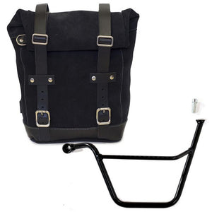 Unit Garage Waxed Suede Pannier + Rack - Left