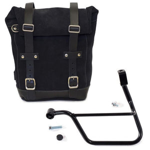 Unit Garage Waxed Suede Pannier + Rack - Left