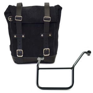 Unit Garage Waxed Suede Pannier + Rack - Left