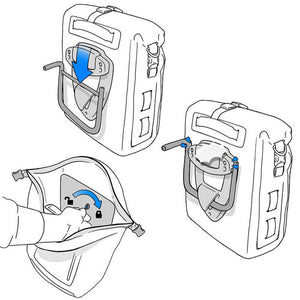 Unit Garage Khali TPU Pannier + Rack - Left