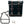 Unit Garage Canvas Scram Pannier + Rack - Right