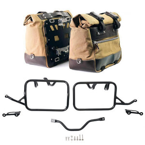 Unit Garage Canvas Cult Panniers + Rack - Pair