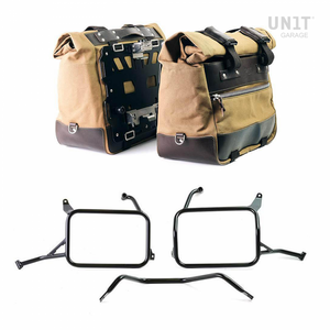 Unit Garage Canvas Cult Panniers + Rack - Pair