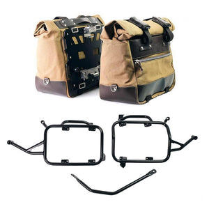 Unit Garage Canvas Cult Panniers + Rack - Pair