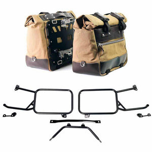 Unit Garage Canvas Cult Panniers + Rack - Pair