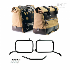 Unit Garage Canvas Cult Panniers + Rack - Pair
