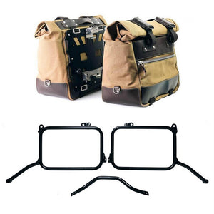 Unit Garage Canvas Cult Panniers + Rack - Pair