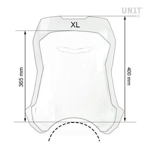 Unit Garage XL Touring Windscreen with GPS Support