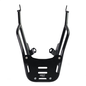 Unit Garage Rear Luggage Rack And Grab Rail + Optional Mounting Plate - Black