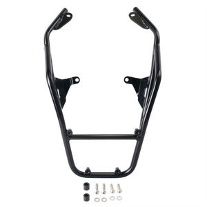 Unit Garage Rear Luggage Rack And Grab Rail + Optional Mounting Plate - Black