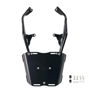Unit Garage Rear Luggage Rack And Grab Rail + Optional Mounting Plate - Black