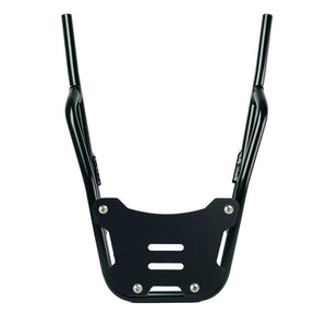 Unit Garage Rear Luggage Rack And Grab Rail + Optional Mounting Plate - Black