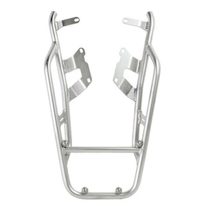 Unit Garage Rear Luggage Rack And Grab Rail + Optional Mounting Plate - Silver