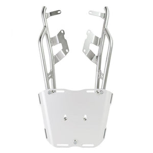 Unit Garage Rear Luggage Rack And Grab Rail + Optional Mounting Plate - Silver