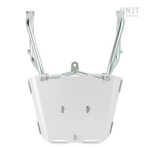 Unit Garage Rear Luggage Rack And Grab Rail + Optional Mounting Plate - Silver