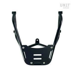 Unit Garage Rear Luggage Rack And Grab Rail + Optional Mounting Plate - Black