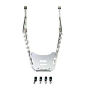 Unit Garage Rear Luggage Rack And Grab Rail + Optional Mounting Plate - Silver