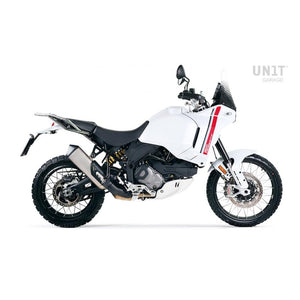 Unit Garage Rear Luggage Rack And Grab Rail + Optional Mounting Plate - Silver
