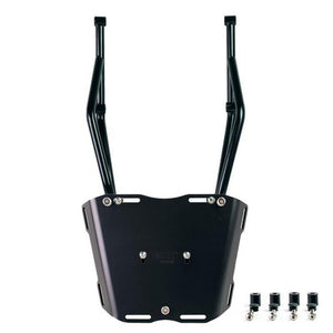 Unit Garage Rear Luggage Rack And Grab Rail + Optional Mounting Plate - Black