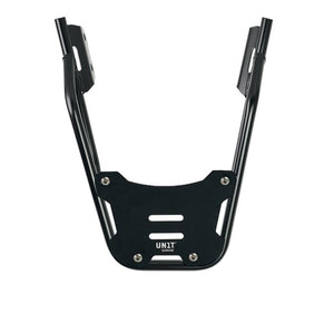 Unit Garage Rear Luggage Rack And Grab Rail + Optional Mounting Plate - Black