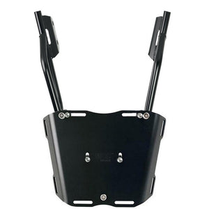 Unit Garage Rear Luggage Rack And Grab Rail + Optional Mounting Plate - Black
