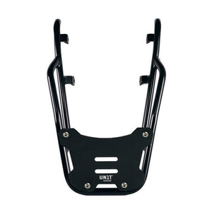 Unit Garage Rear Luggage Rack And Grab Rail + Optional Mounting Plate - Black