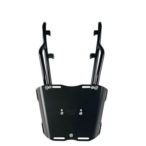 Unit Garage Rear Luggage Rack And Grab Rail + Optional Mounting Plate - Black