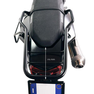Unit Garage Rear Luggage Rack And Grab Rail - Black