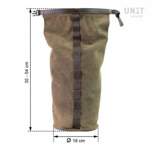 Unit Garage Roll Duffle Bag - Waxed Suede