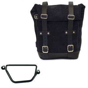 Unit Garage Waxed Suede Pannier + Rack - Right